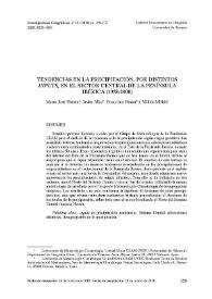Tendencias en la precipitación, por distintos 'inputs', en el sector central de la Península Ibérica (1958-2008)