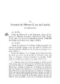 Itinerario de Alfonso X, rey de Castilla. [1253-1255] [2]