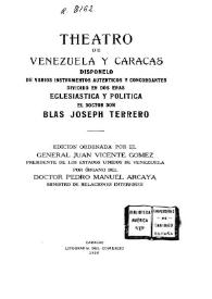 Theatro de Venezuela y Caracas
