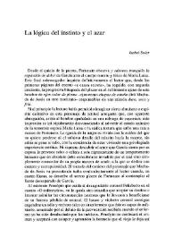 La lógica del instinto y el azar
