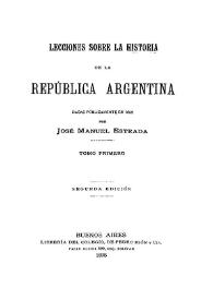 Obras completas de José Manuel Estrada. Tomo II