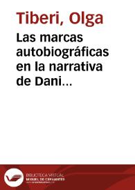 Las marcas autobiográficas en la narrativa de Daniel Moyano