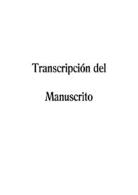 Transcripción paleográfica del manuscrito del 'Popol Wuj'