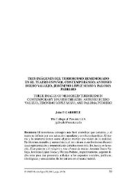 Tres imágenes del terrorismo rememorado en el teatro español contemporáneo: Antonio Buero Vallejo, Jerónimo López Mozo y Paloma Pedrero = Three...