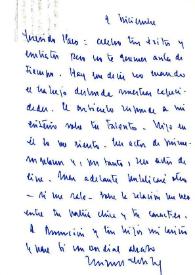 Carta de Miguel Delibes a Francisco Rabal. 9 de diciembre de 1988