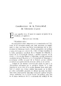 Constituciones de la Universidad de Salamanca (1422)