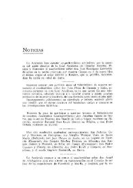 Noticias. Boletín de la Real Academia de la Historia, tomo 92 (enero-marzo 1928). Cuaderno I