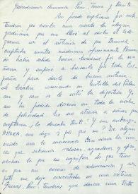 Carta de Nuria Espert a Francisco Rabal. 1971