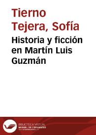 Historia y ficción en Martín Luis Guzmán