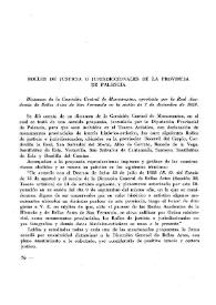 Rollos de justicia o jurisdiccionales de la provincia de Palencia