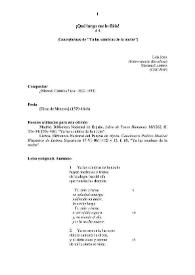 ¡Qué largo me lo fiáis! : [Contrafactum de 'Ya las sombras de la noche']