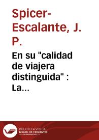 En su 'calidad de viajera distinguida' : La constitución de una voz femenina del viaje en 'Recuerdos de viaje' (1882) de Eduarda Mansilla de García