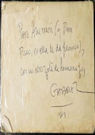 Dedicatoria de Gabriel García Márquez en un ejemplar de su libro 'Cien años de soledad'