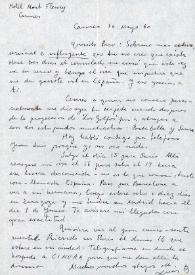 Carta de Luis Buñuel a Francisco Rabal. 10 de mayo de 1960