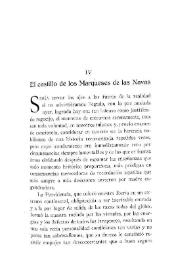 El castillo de los Marqueses de las Navas
