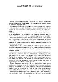 Comentario de un cuento