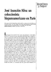 José Asunción Silva: un coleccionista hispanoamericano en París
