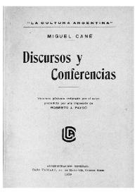 Discursos y conferencias