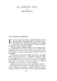 La lengua viva