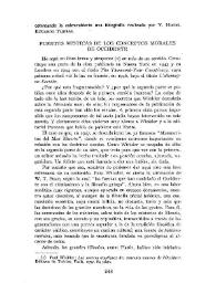 Fuentes místicas de los conceptos morales de Occidente
