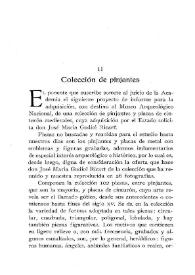 Colección de pinjantes