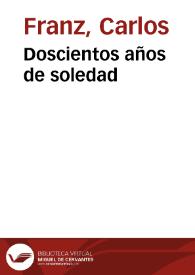 Doscientos años de soledad
