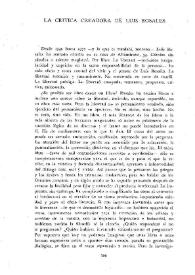 La crítica creadora de Luis Rosales