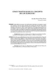Cinco teorías sobre el concepto de los derechos