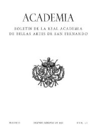 Academia : Boletín de la Real Academia de Bellas Artes de San Fernando. Segundo semestre 1963. Número 17. Preliminares e índice