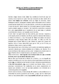 Rafael Altamira y el Derecho Internacional (Charla para estudiantes americanos)