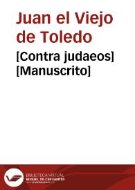 [Contra judaeos]  [Manuscrito]
