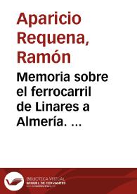 Memoria sobre el ferrocarril de Linares a Almería. : Estación de Guadix. Sus relaciones con la línea de Murcia a Granada