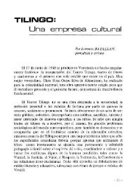 Tilingo: una empresa cultural