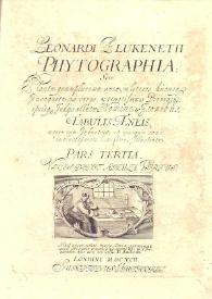 Leonardii Plukenety Phytographia. Volumen II