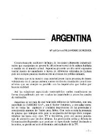 Informe de Argentina