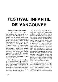 Festival infantil de Vancouver