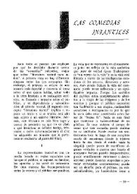 Las comedias infantiles