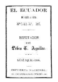 El Ecuador de 1825 a 1875