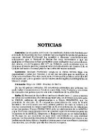 Boletín Iberoamericano de Teatro para la Infancia y la Juventud, núm. 47 (enero-abril 1990). Noticias