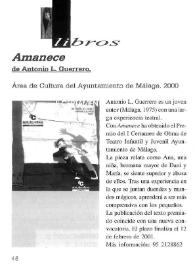 Boletín Iberoamericano de Teatro para la Infancia y la Juventud, núm. 2 (enero 2001). Libros