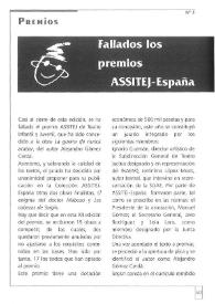Fallados los premios de la ASSITEJ-España