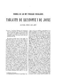 Crónica de los muy notables caualleros Tablante de Ricamonte y de Jofre, hijo del Conde Donasón