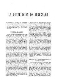 La destruición de Jerusalem. (La historia del noble Vespasiano)