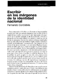 Escribir en los márgenes de la identidad nacional
