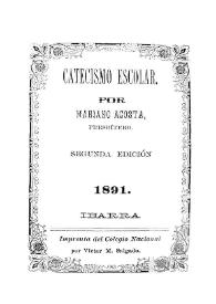Catecismo escolar