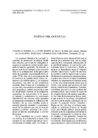 CAMPILLO BESSES, X. y LÓPEZ-MONNÉ, R. (2010) : El llibre dels camins. Manual per esvair dubtes, desfer mites i reivindicar drets, Arola Editors, Tarragona, 121 pp. [Reseña]