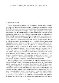César Vallejo: pasión de América