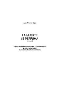 La muerte se perfuma: (novela)