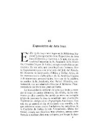 Exposición de Arte Inca