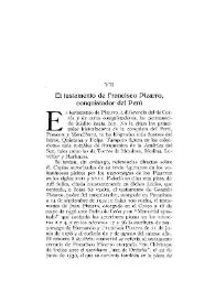El testamento de Francisco Pizarro, conquistador del Perú